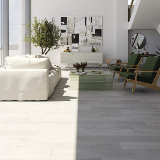 SPC CM Floor ScandiWood с подложкой 01 Дуб Серый