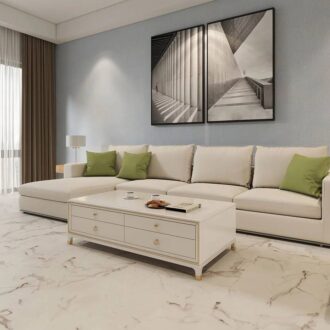 Stone Floor MSPC Big Stone 2820-4 MP Мрамор Бело-серый