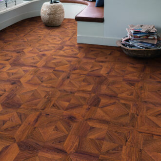 Ламинат Quick-Step Impressive Patterns Ultra/Ультра Впечатляющий орнамент IPU 4144 Дуб Медный брашированный